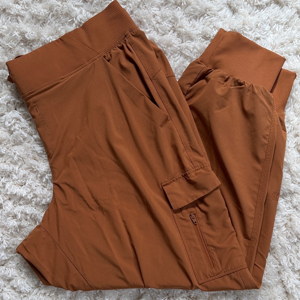 All in Motion Target Cargo Jogger Pants Rust XL Athletic Stretch